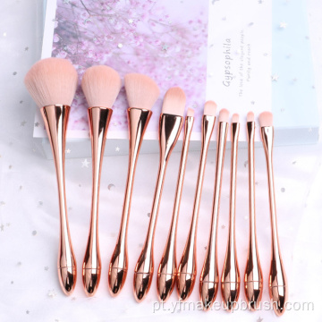 10 pcs cosméticos escova de maquiagem face pincel conjunto de maquiagem